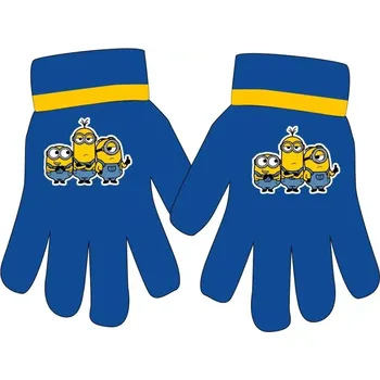 Rukavice Dětské pletené prstové rukavice Mimoni 5242807 modré