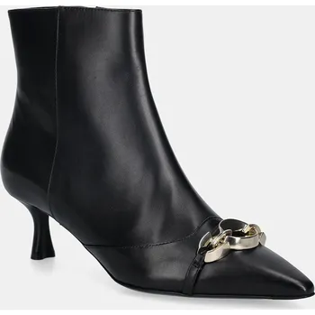 Dámské kozačky Kožené kotníkové boty Baldinini D6B053P5VITE.0000 černá 99X, EUR 37