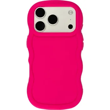 Pouzdro na mobilní telefon Vlnkovaný růžový kryt pro iPhone 17 Pro