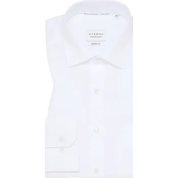 Pánská košile Košile Eterna Modern Fit Popeline bílá 1100_00X19K velikost: 38, délka rukávu: dlouhý rukáv