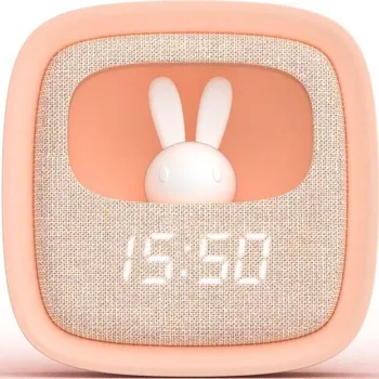 Budík Budík Mob Billy Clock and light pink