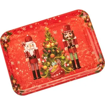 podnos 32x23cm, FIGURKY se stromkem, DEKORATIVNÍ, melamin Rychlá expedice, doprava zdarma od 999,-