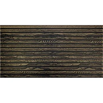 3D panel XPS dřevěný obklad zlato-černý rozměr 100 cm x 50 cm