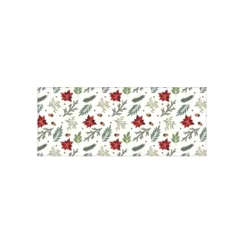Balící papír Balící papír vánoční růže 70g, 200x70cm