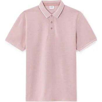 Pánská móda Celio Polo tričko Leoxy 1165801 Růžová S