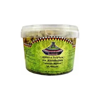 oliva TAGINE Olivy zelené krájené na kolečka 500 g