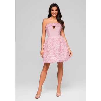 Dámské šaty Edoti Evening dress LA-OM-DL Edoti růžová 3456185