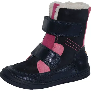 Dětská treková obuv D.D.step dívčí zimní obuv W040-52145BL Barva: modrá, Velikost: 31