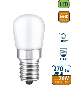 Příslušenství pro lednici VELAMP LB902F-30K LED žárovka do lednice 3W, E14, 3000K