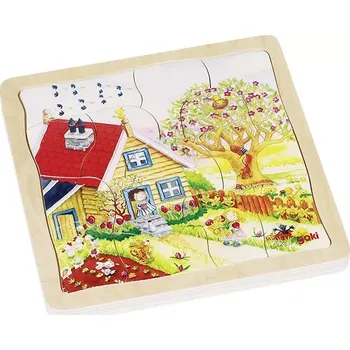 Puzzle Goki Vícevrstvé puzzle - Roční období