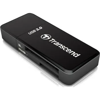 Čtečka paměťových karet Transcend USB 3.0 čtečka RDF5 černá TS-RDF5K