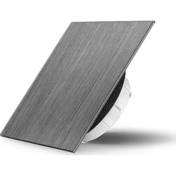 Ventil Air Design Glass Skleněný ventil Air Design čtvercový 5019 Dub perleťově šedý DEKOR DŘEVO Dub perleťově šedý 5019 125 mm