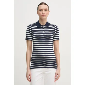 Polo tričko Tommy Hilfiger WW0WW43225 námořnická modř 59A, vel. XXL