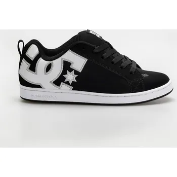 Pánské tenisky DC Court Graffik (black/white stencil) 37, černá
