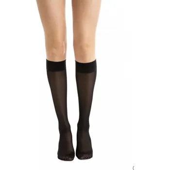 Dámské punčochy RELAXSAN Zdravotní kompresní podkolenky 140 DEN – úleva pro unavené nohy/černa Velikost: 2 | Černá