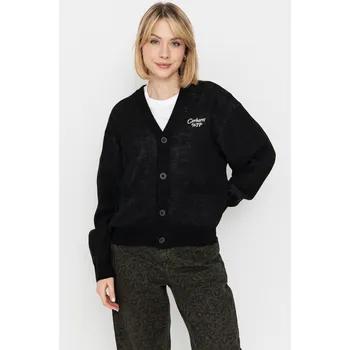 Dámský svetr Carhartt WIP Harttbreaker Cardigan (black/wax) XS, černá
