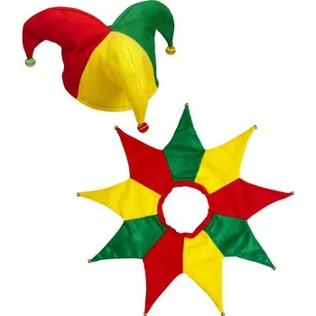 Karnevalový kostým Widmann&nbsp;Souprava šašek klobouk a límec