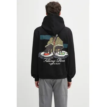 Dámská mikina Bavlněná mikina Filling Pieces Hoodie DJ, L, černá, 99X