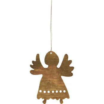Vánoční dekorace Ib Laursen Mosazná ozdoba andílek Gloria