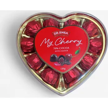 Sušená potravina ENSA My Cherry – višně v hořké čokoládě s likérem 120 g