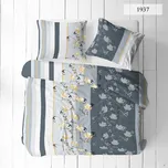 KREPOVÉ POVLEČENÍ KORALOVE 160X200 CM, 1KS 70X80 CM + 1KS 50X70 CM VZOROVANÉ