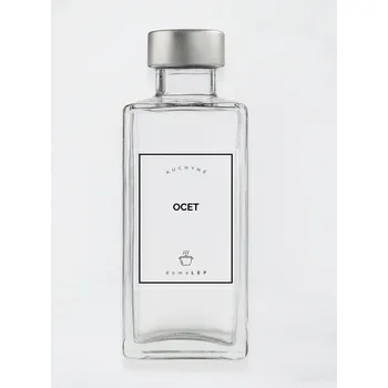 Speciální papír Samolepka na láhev OCET – průhledná, 6 x 8 cm, tučné písmo