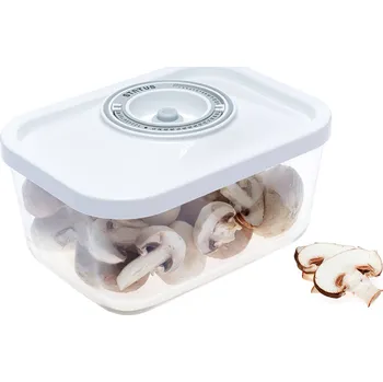 Dóza na potraviny Status 181051 Skleněná vakuová dóza 1,5 l, bílá STA 181051