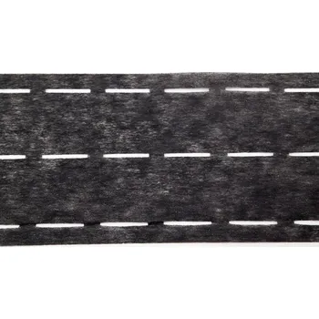 Fixační zažehlovací perfopáska černá - 10 cm