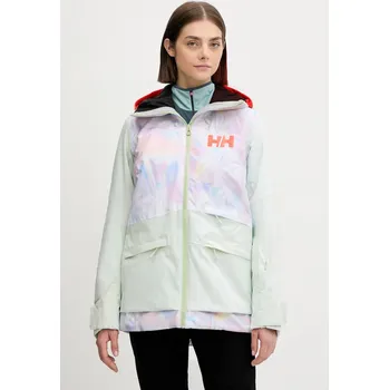 Lyžařská bunda Helly Hansen POWCHASER 2.0 zelená barva, 65923 07X, vel. L