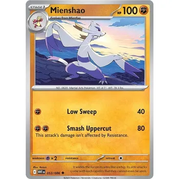 Karetní hra Mienshao 053/086 - White Flare Typ karty: Reverse Holo