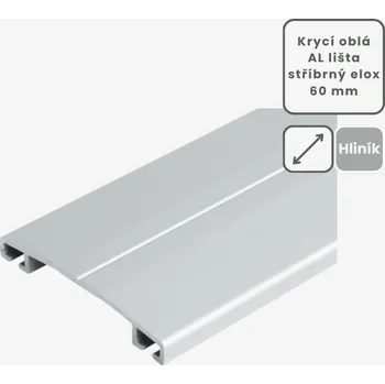 Šroub AL krycí lišta oblá 7m Velikost: 2m