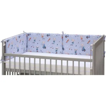 mantinel do postýlky Mantinel do postýlky PEKO 180x30cm - modrá