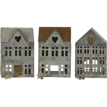 Svícen Ib Laursen Svícen domeček House Stillenat Mosazné srdce