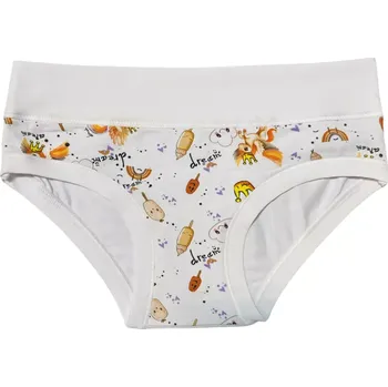 Dívčí kalhotky s obrázkem Emy Bimba B2950 bílá velikost 3