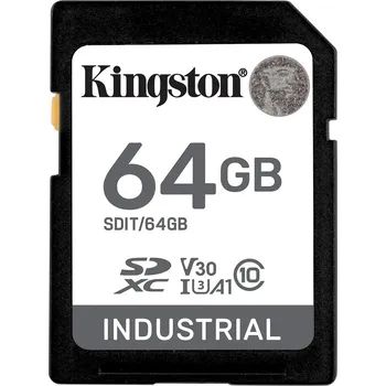 Paměťová karta Kingston SDXC 64GB Industrial SDIT/64GB