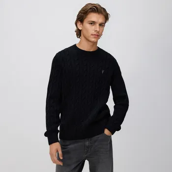 Pánský svetr Reserved - Svetr s vánočním vzorem - černý - 940GC-99X - 940GC-99X-M