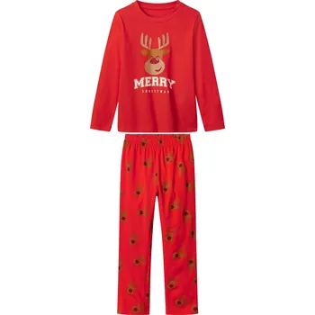 Dívčí pyžamo lupilu® Dívčí vánoční pyžamo (červená, 122/128)