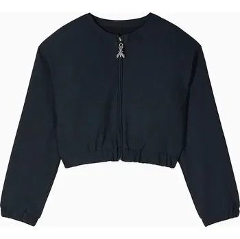 Chlapecká mikina Dětská mikina Patrizia Pepe A555 černá barva, hladká, 7S0285 99X, vel. 168