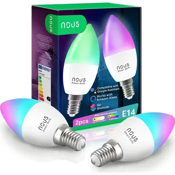 Žárovka NOUS P4 WiFi Tuya RGB E14 (2ks) 2209-048