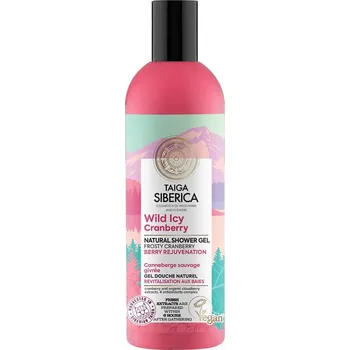 Sprchový gel Natura Siberica, Prírodný sprchový gél Taiga Siberica s divokou kefkou 270 ml