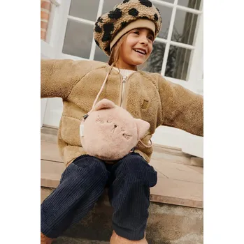 Dětská bunda Liewood Calina Pile Jacket LW20827 zelená 19X, vel. 110