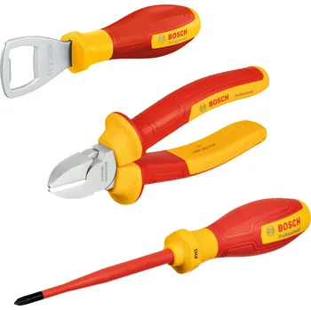 Kleště BOSCH - zahrada/dílna Bosch VDE dárková sada + otvírák na pivo 1.600.A03.5DG