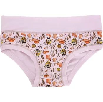 Dívčí kalhotky Emy Bimba s potiskem včel a medu B2976 orchidice velikost 9/10