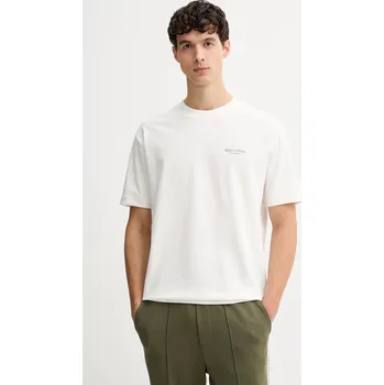 Bavlněné tričko Marc O'Polo 620206451044 béžová 01X, vel. M