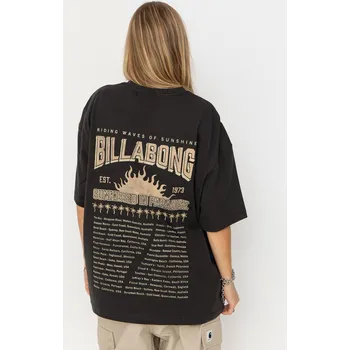 Dámské tričko Billabong Paradise Sunkiss (off black) XS, černá