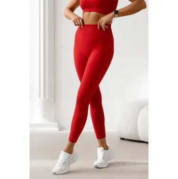 Bezešvé žebrované legíny Ballance hot chili Velikost: M/L