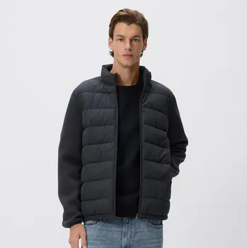 Pánská mikina Reserved - Hladká mikina s vysokým podílem bavlny - černý - 6928H-99X - 6928H-99X-S