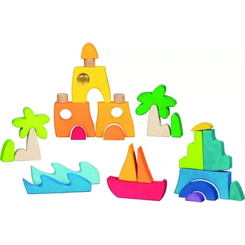 Hračka Goki Stavebnice - Na pobřeží