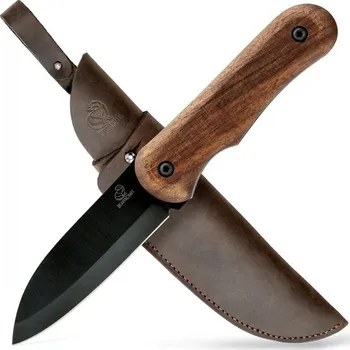 lovecký nůž BeaverCraft Nůž Bushcraft Knife BSH5 Shadow Carbon Steel - Walnut