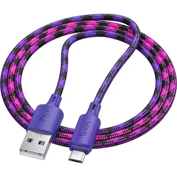 Kabel USB A na Micro USB Hoco 2,4A 1 M X116 Gradient Purple